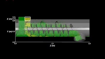 Continuous screw mixer