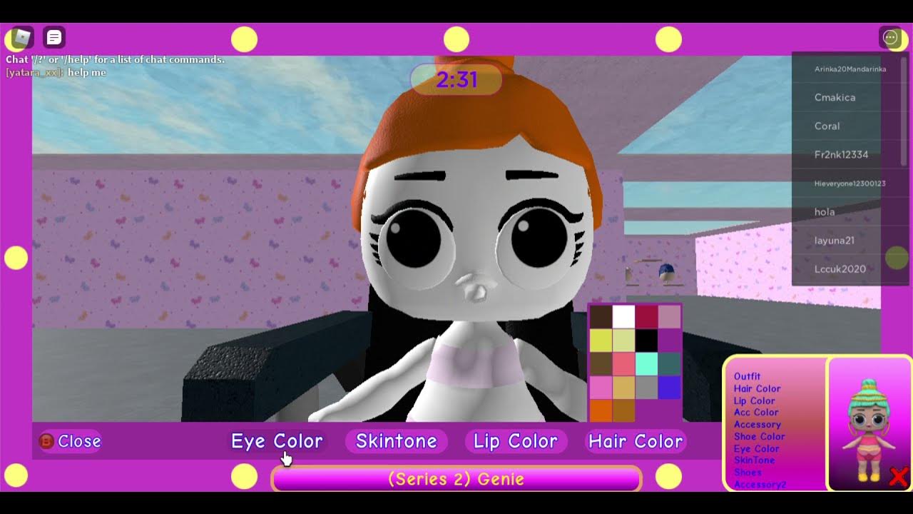 LOL SURPRISE ROBLOX DRESS UP GAME LOL DRESS UP NEW UPDATES DRESSING