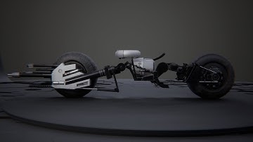 Batpod 3D Model – Game-Ready