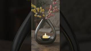 Porta incenso, vaso e porta vela de led. Várias cores.