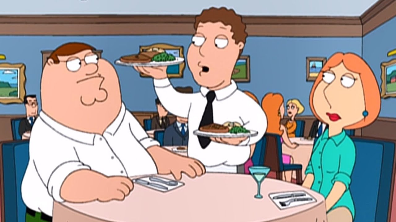 Family Guy | Nosy waiter