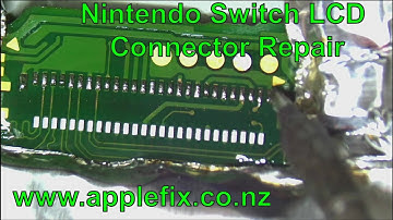 Nintendo Switch No Display |  Broken LCD Connector Soldering Tutorial | AppleFix New Zealand