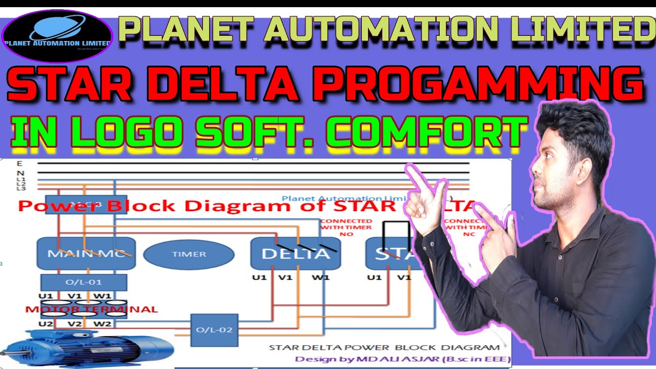 #factory #automation #logo #plc STAR DELTA LOGO PLC PROGRAMMING_(PART ...