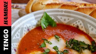 Sopa de Tomate Italiana fácil | 3 min