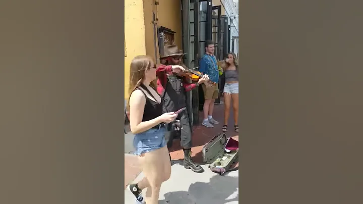 Fiddling on the streets of New Orleans - Mark Pier...