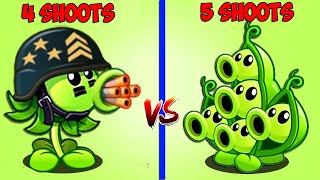 MEGA GATLING PEA vs PEA POD  Who Will Win?  PvZ 2 v10.4.1 Plant Vs Plant