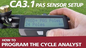 How to Setup a Basic PAS Sensor with a V3.1 Cycle Analyst