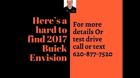 Here’s a hard to find 2017 Buick Envision