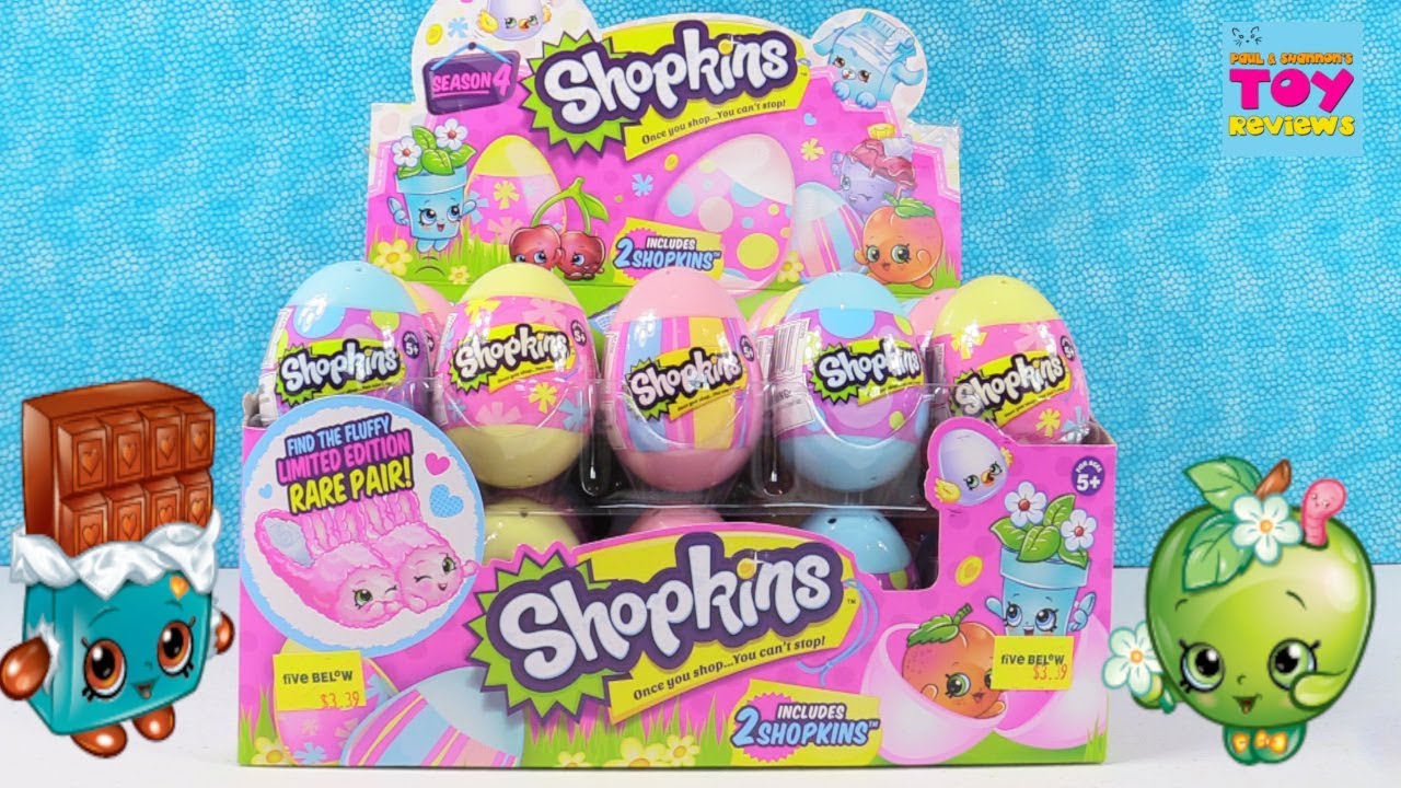 Shopkins Surprise Easter Eggs Full Box Opening Toy Unboxing Review