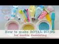 How to make ROYAL ICING - PLUS how to store your icing for future use