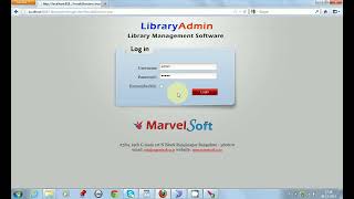 Library Management software by MarvelSoft screenshot 3