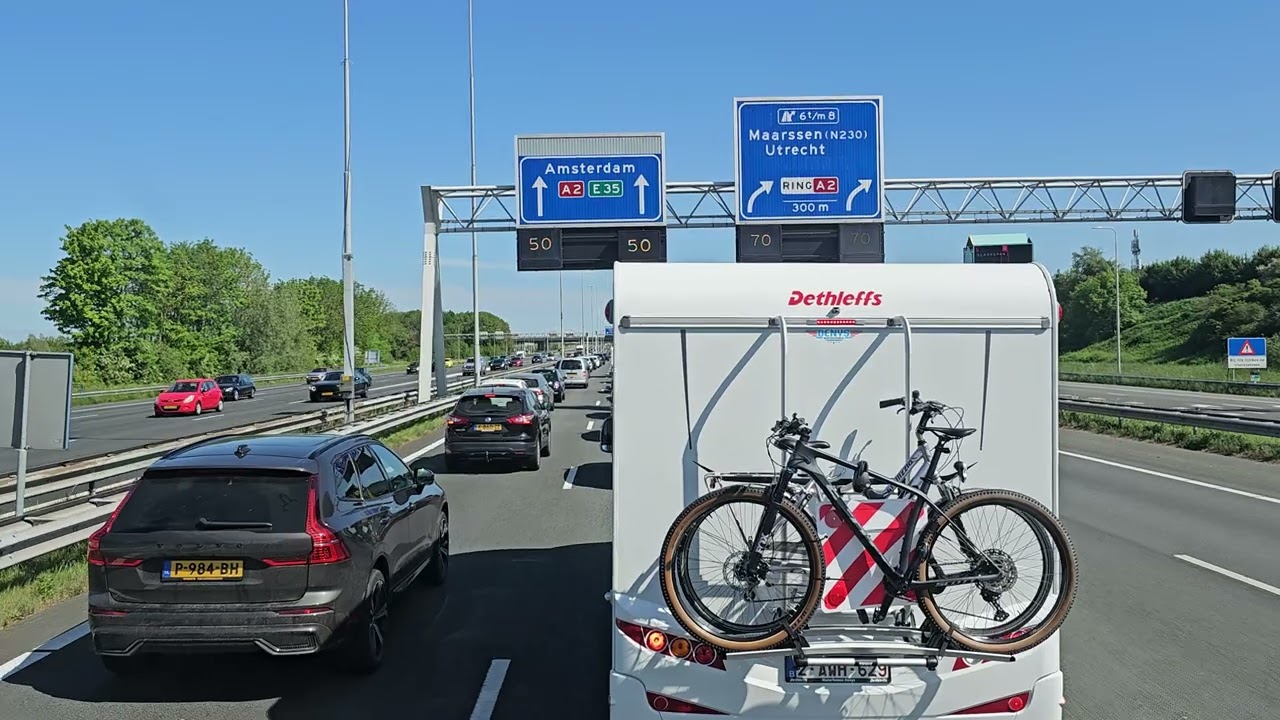 443 4K POV Real Truck Driving MAN TGX 520 Netherlands from Belgium border to Amsterdam pt3