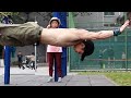 When Calisthenics Athletes Are Being Watched