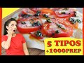 Pizzetas + 6 tipos de pizzas + CONGELAR pizzas para que queden CROCANTES - Cómo hacer pizza E04