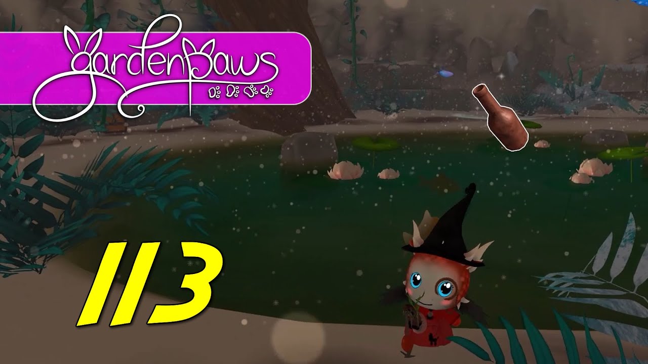 Garden Paws Let's Play Ep 113 TRASH FISHING YouTube