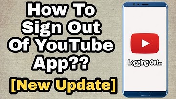 How to log out of youtube app | Sign out of youtube app with just one click (New Method)