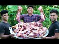 BEEF BONE MARROW | Indian Kerala Beef Bone Marrow | Cooking and Eating In Village | beef recipes