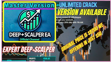Expert Deep+ Scalper EA V5 Master Version MT4 fix version No DLL