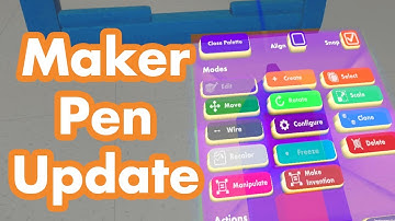 How To Rec Room - Maker Pen Update - merge/split, manipulate, align, new snap