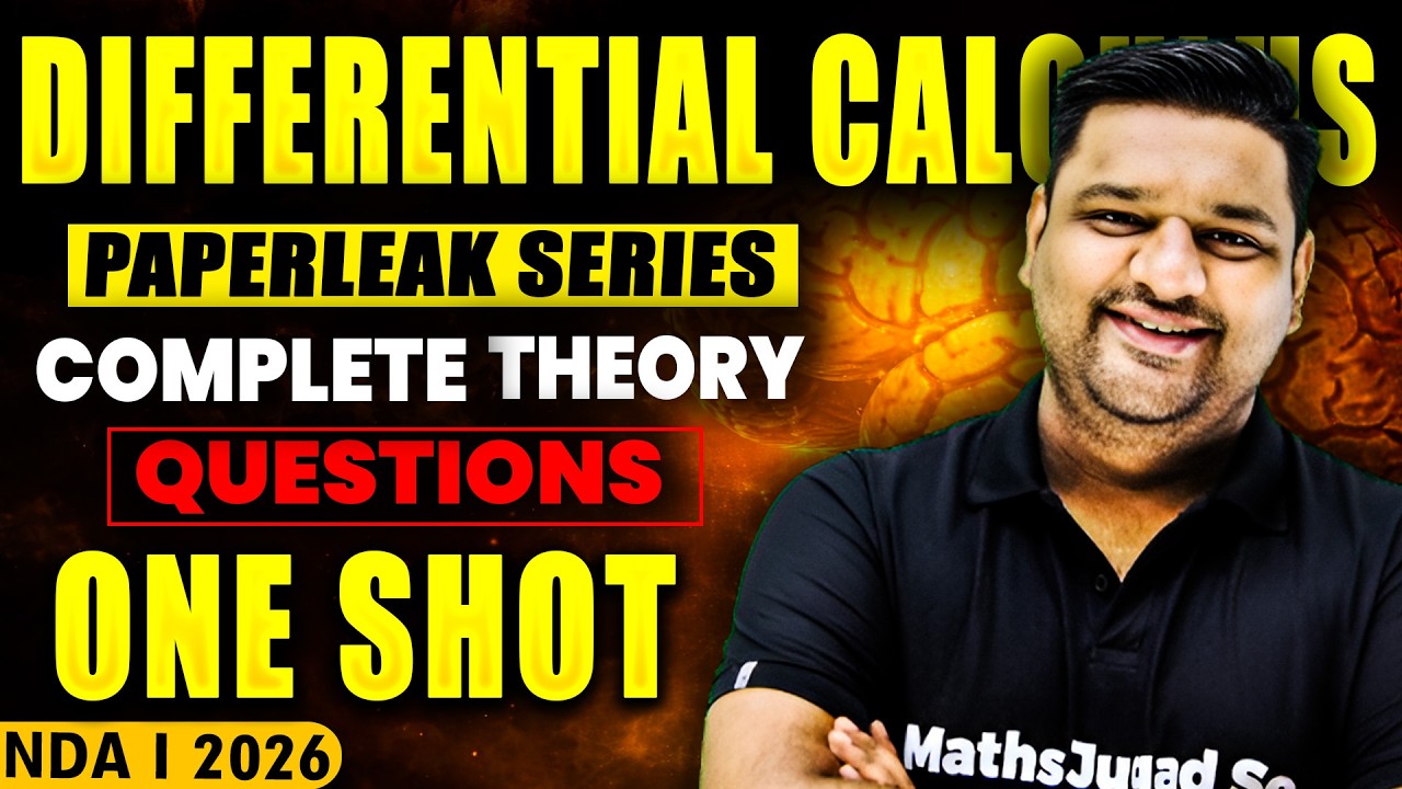 NDA Maths Free Classes 🚀 Complete Differential Calculus In ONE SHOT 🔥 ...