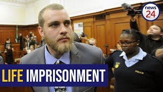'It was a cold blooded murder': Watch the moment Henri van Breda is sentenced