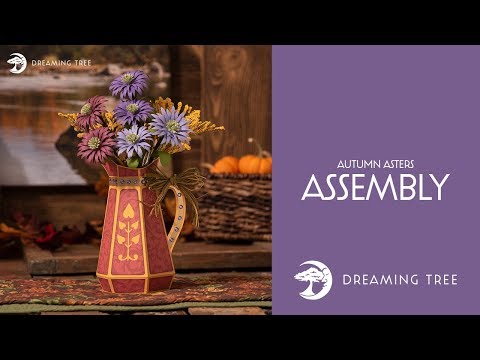 SVG File - Autumn Asters - Assembly Tutorial