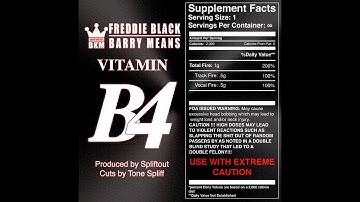 "B4" by Freddie Black and Barry Means (prod. by Spliftout and cuts by Tone Spliff)