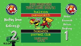 Halton Farnworth Hornets (Bergkamp) play away to Kirkby Town Galaxy