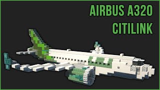 Airbus A320: Citilink Livery in Minecraft