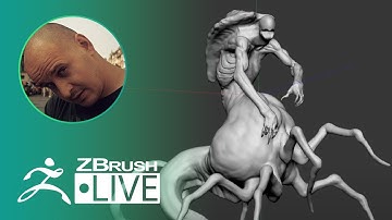 [UA & EN] Concept a 3D Arachnid-Human in ZBrush #withme ! - Sadan Vague - Part 1