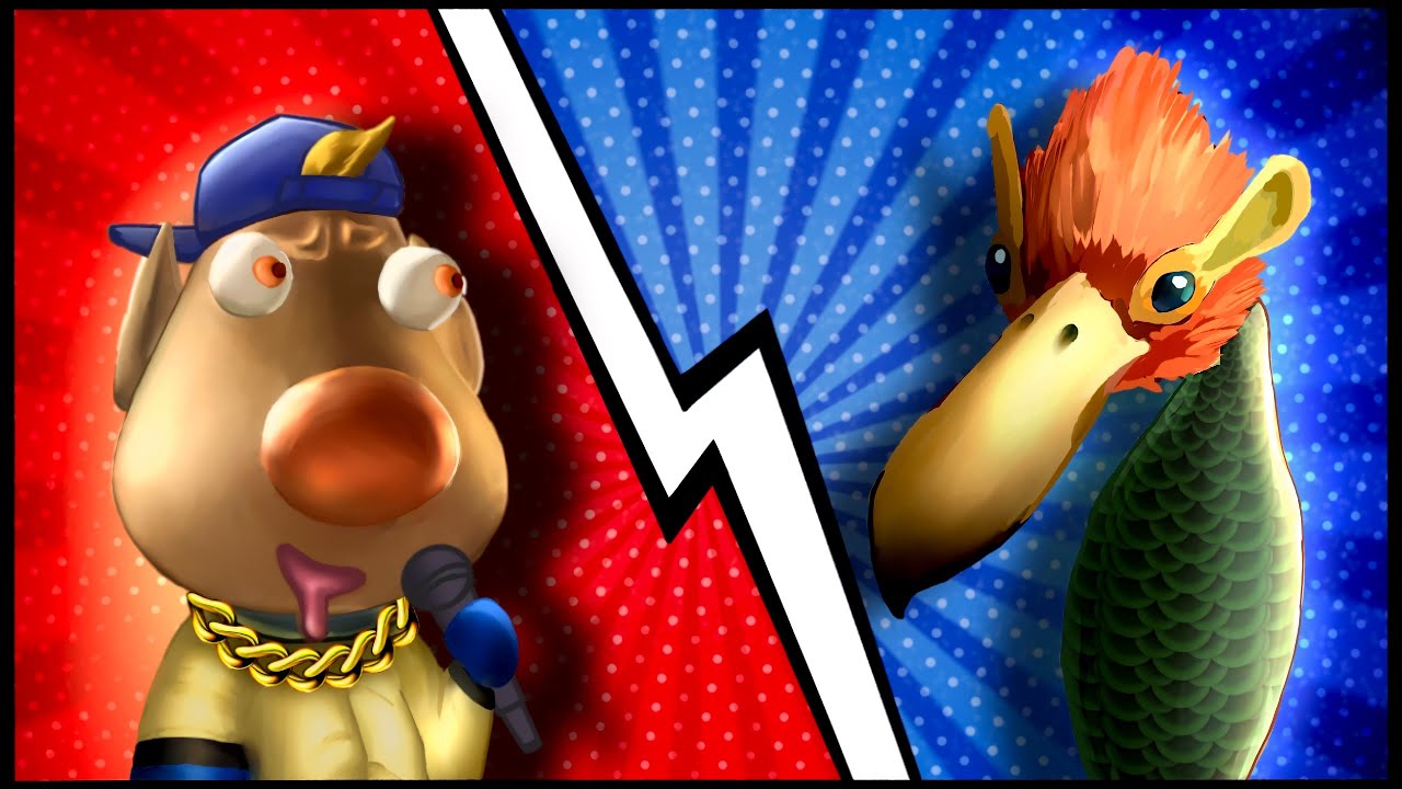 Louie challenges the Red Snake Crow to a rap battle [Pikmin 2] #05