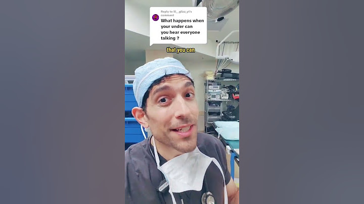 Talking in surgery