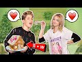 Making Gingerbread Houses w/ My CRUSH! **CHRISTMAS CHALLENGE**❤️🎄| ft. Walker Bryant