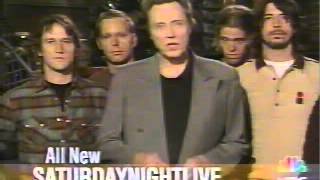 Saturday Night Live - Christopher Walken, Foo Fighters promo SNL