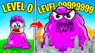We Became The WORLD'S BIGGEST SLIME In ROBLOX SUPER SLIME SIMULATOR!? (MAX LEVEL UNLOCKED!)