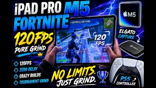Fortnite on iPad Pro M5 120fps + PS5 Controller = Console Killer?