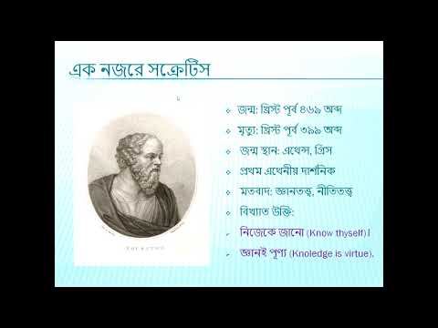 সক্রেটিসের জ্ঞানতত্ত্ব(Theory of Knowledge)