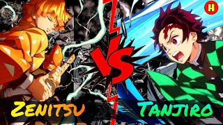 Tanjiro vs Zenitsu/ Who would win/ Explained in hindi/ Anime/