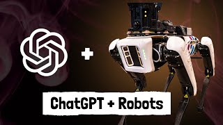 We integrated ChatGPT with our robots