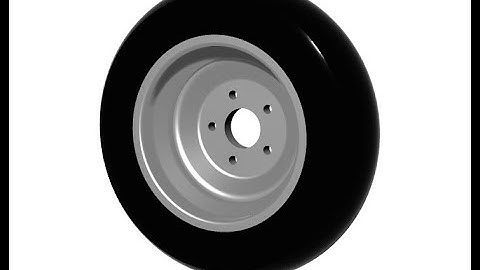 How to create a car wheel and tire with design spark mechanical.