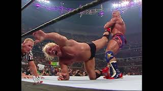 Ric Flair Taps Out To Kurt Angle