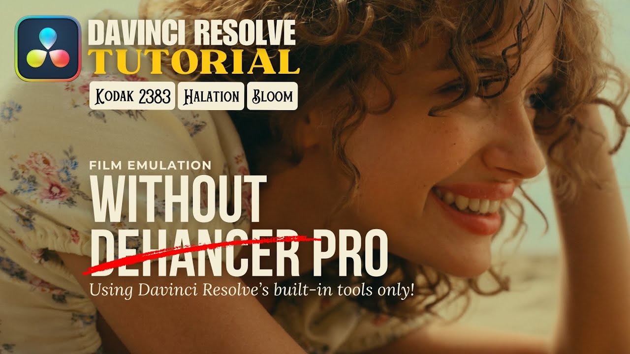 Cinematic Film Look & Color Grading in DaVinci Resolve—No Dehancer Needed!