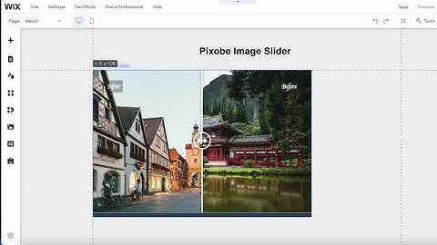 How to add Before and After Image Slider on Wix Platform