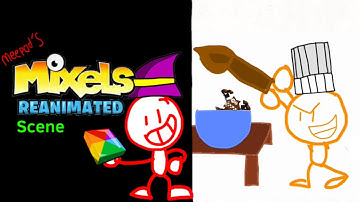 ⭐️Meative Mixels Reanimated Scene. (Vaudeville Fun) Renewed Scene 2 + unused Scene 3