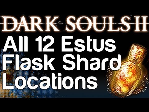 Video: Dark Souls 2 - Estus Flask Shards, Lokasjoner, Regioner, Emerald Herald