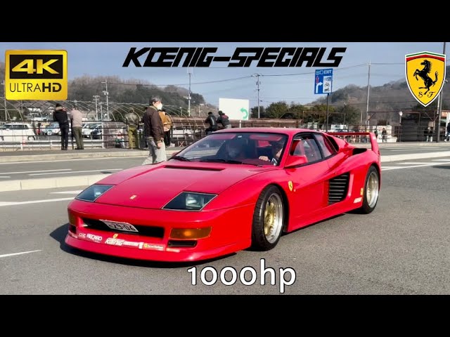 1000HP | FERRARI Testarossa KOENIG SPECIALS Competition Sound 80's