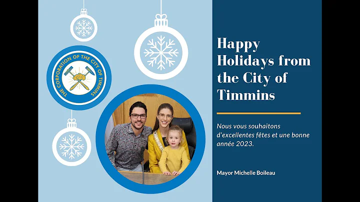 Happy Holidays from the City of Timmins