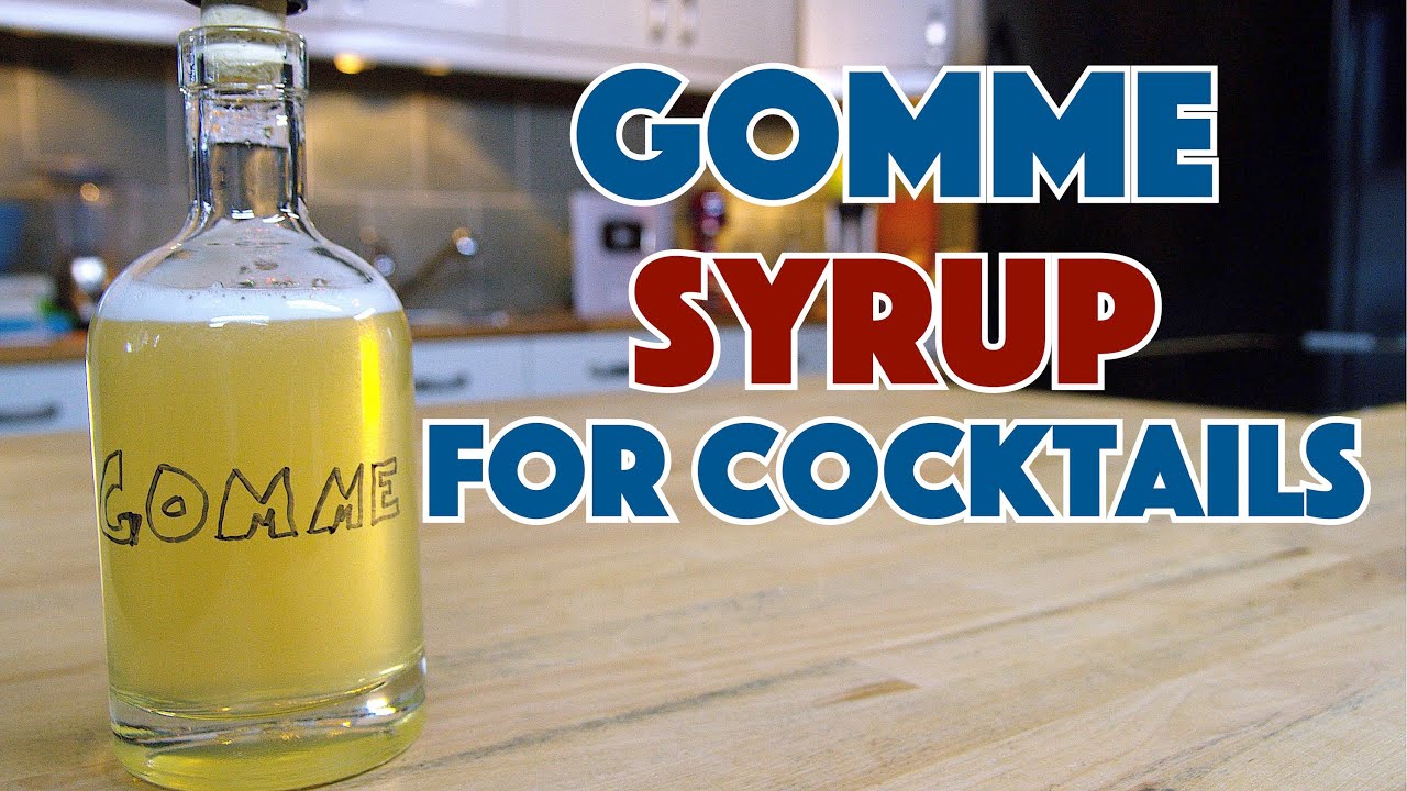 How To MAKE GOMME Syrup / Gum Syrup For Cocktails - Cocktails After Dark - Glen And Friends Cooking