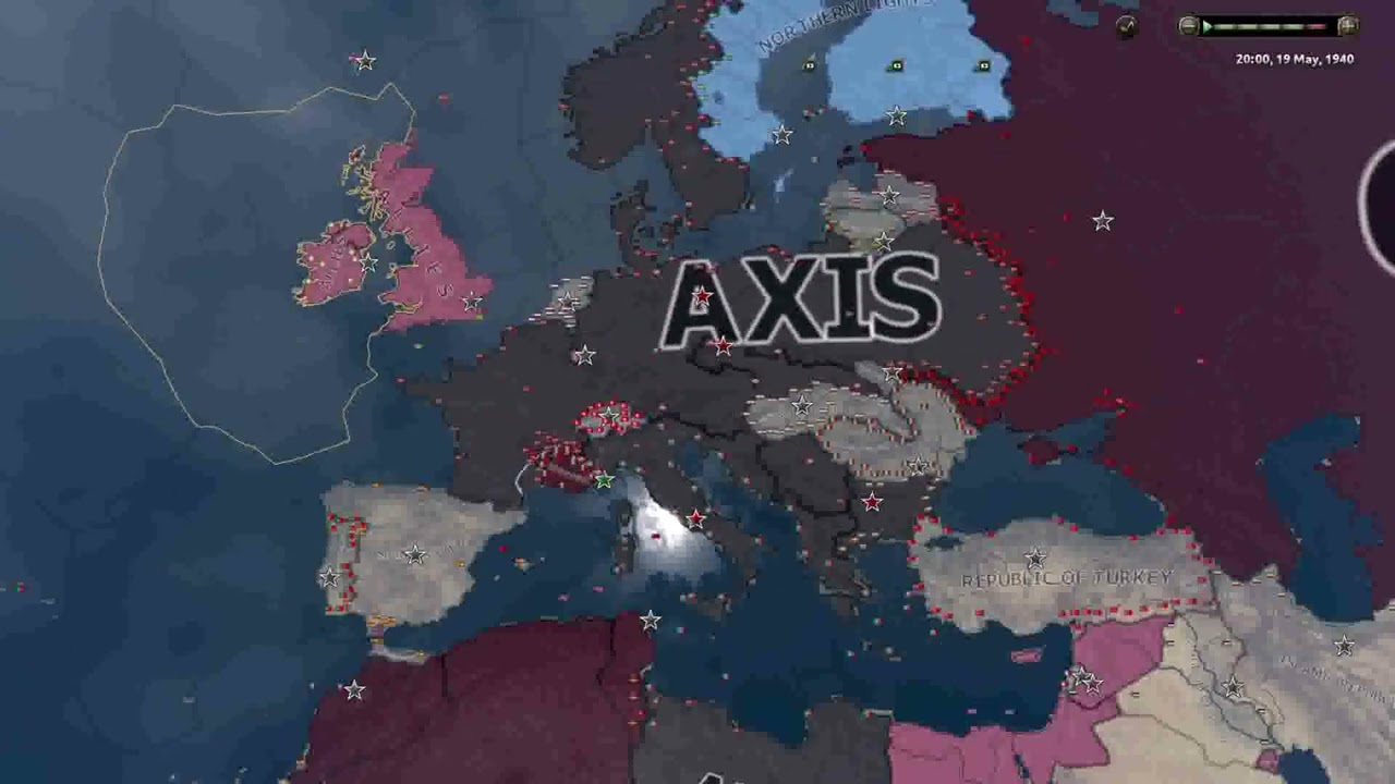 HOI4 WWII timelapse |Early Barbarossa|