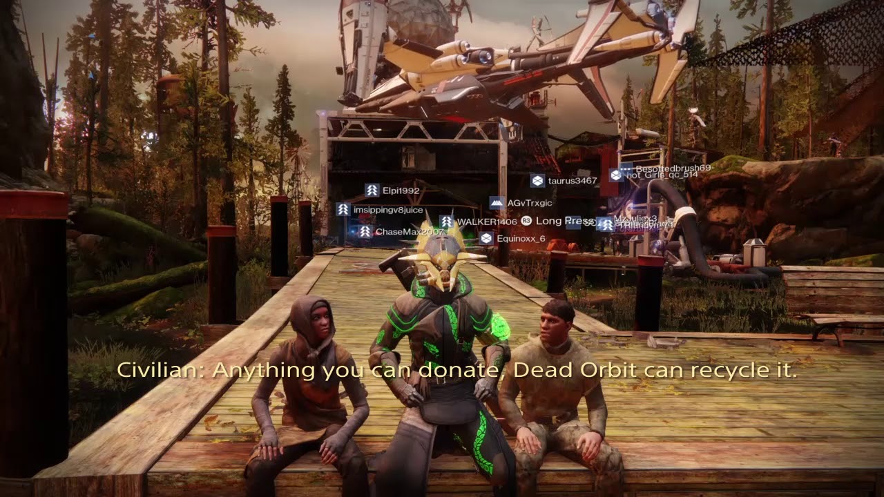 Idle Dialogue | Civilian: "Anything You Can Donate, Dead Orbit Can Recycle It" | The Red War